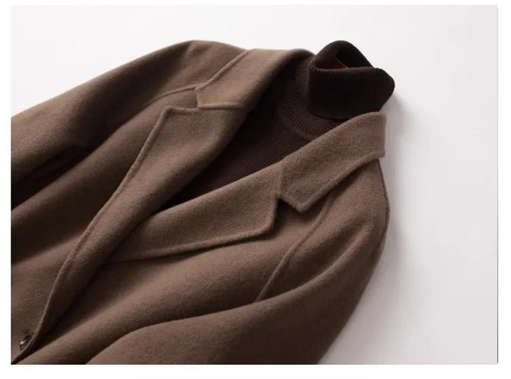 Muse and Valeur | Wool Herringbone Coat