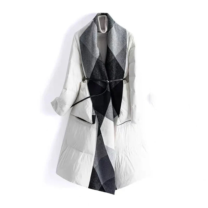 Muse and Valeur | Wool-Panel Down Coat