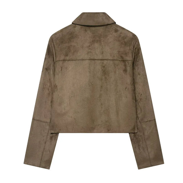 Muse and Valeur | Suede Cropped Jacket
