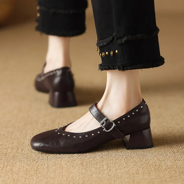 Muse & Valeur | Genuine Leather Heels for Women