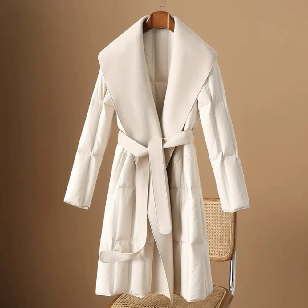 Muse and Valeur | Wool-Collar Down Coat
