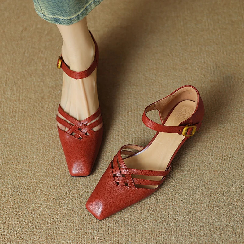 Muse & Valeur | Genuine Leather Heels for Women