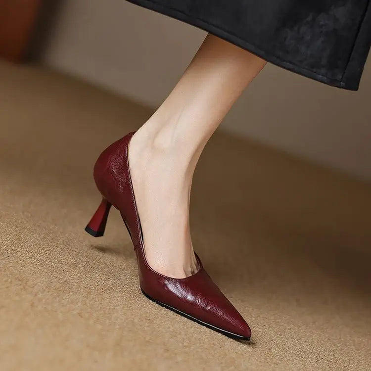 Muse & Valeur | Genuine Leather Heels for Women