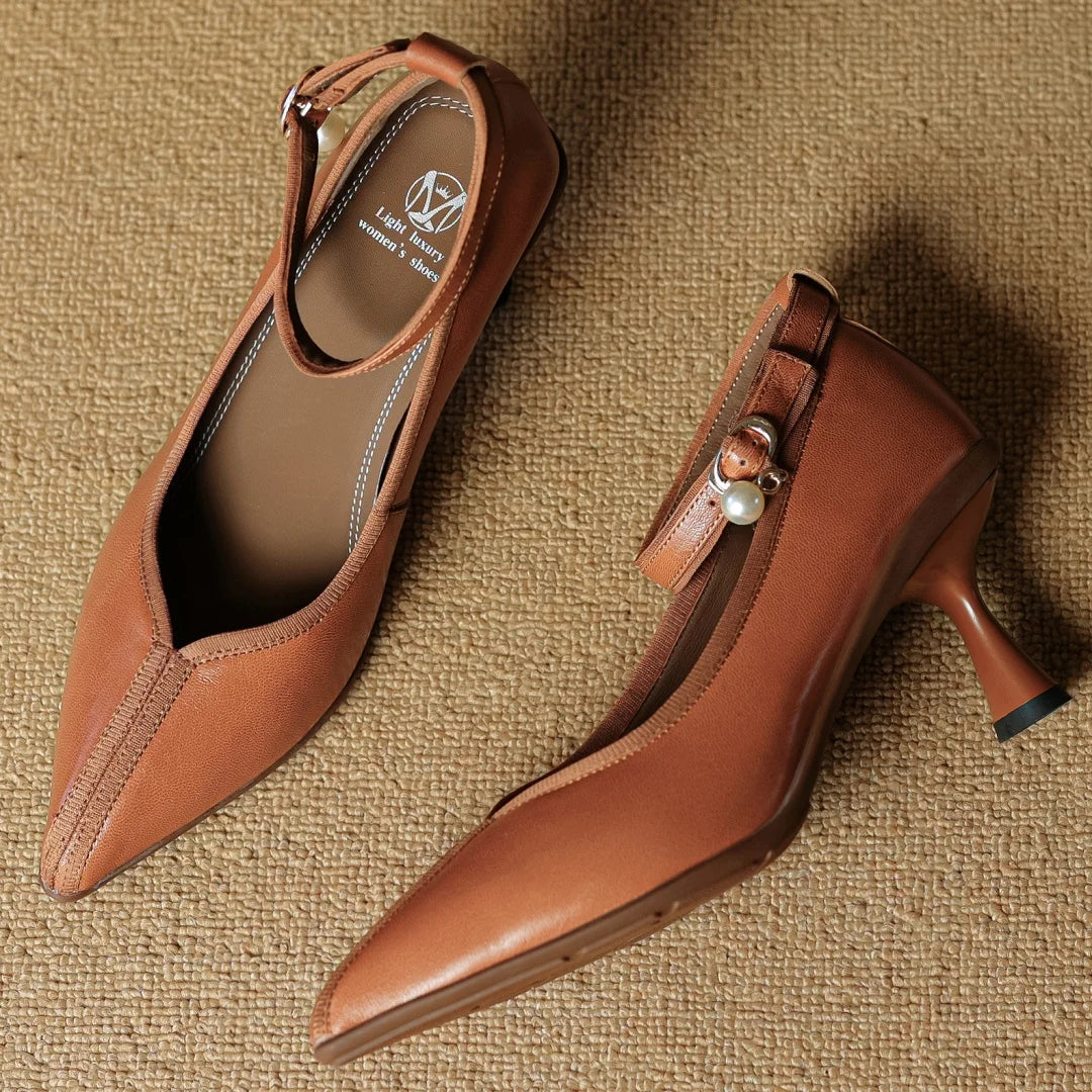 Muse & Valeur | Genuine Leather Heels for Women