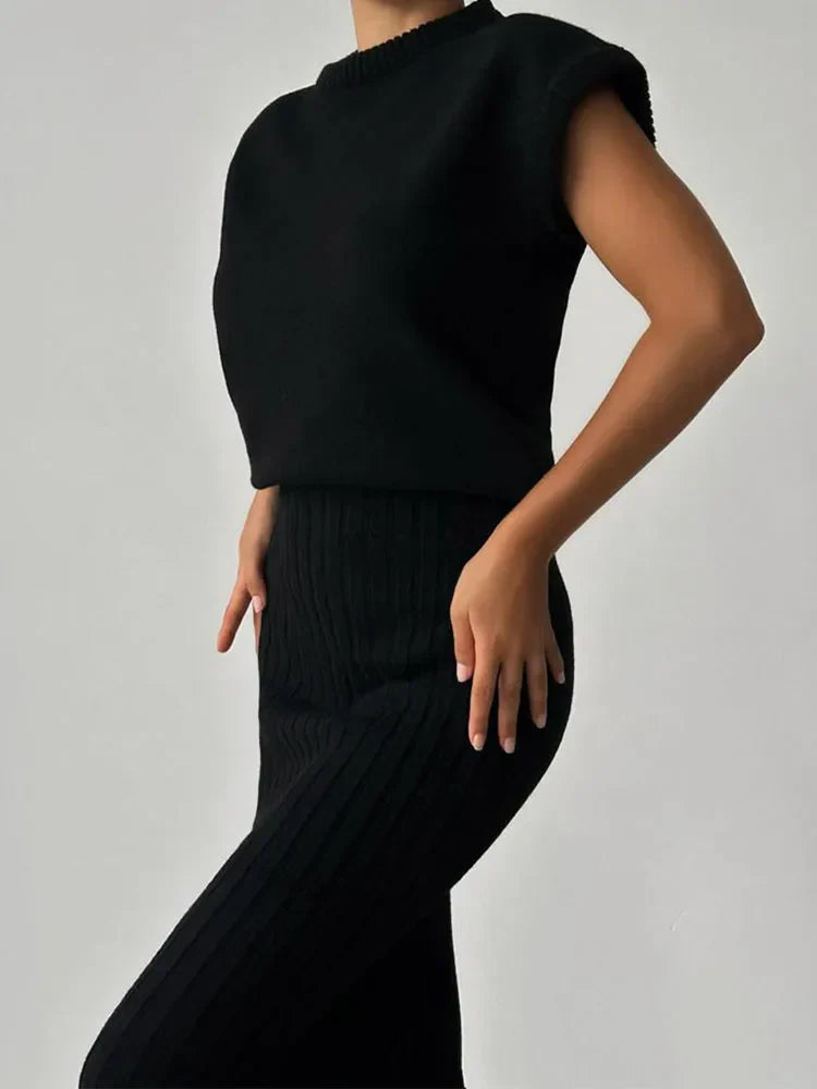 Muse and Valeur | Rib Sleeveless Set