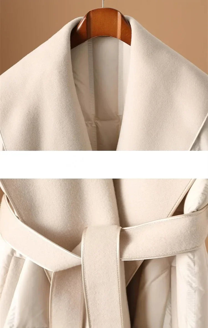 Muse and Valeur | Wool-Collar Down Coat