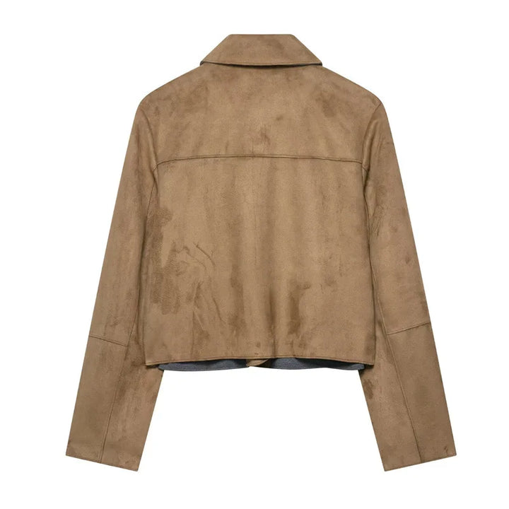 Muse and Valeur | Suede Cropped Jacket