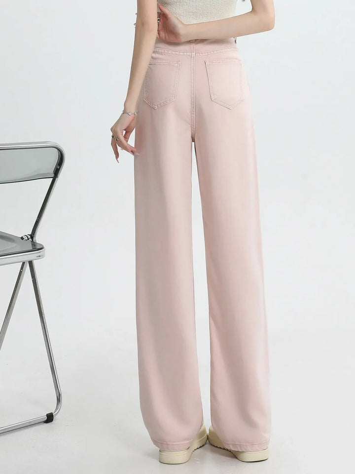 Muse & Valeur | Pink Denim Jeans for Women