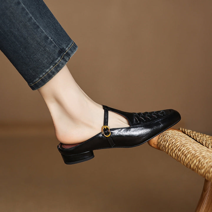 Muse & Valeur | Genuine Leather Mules for Women