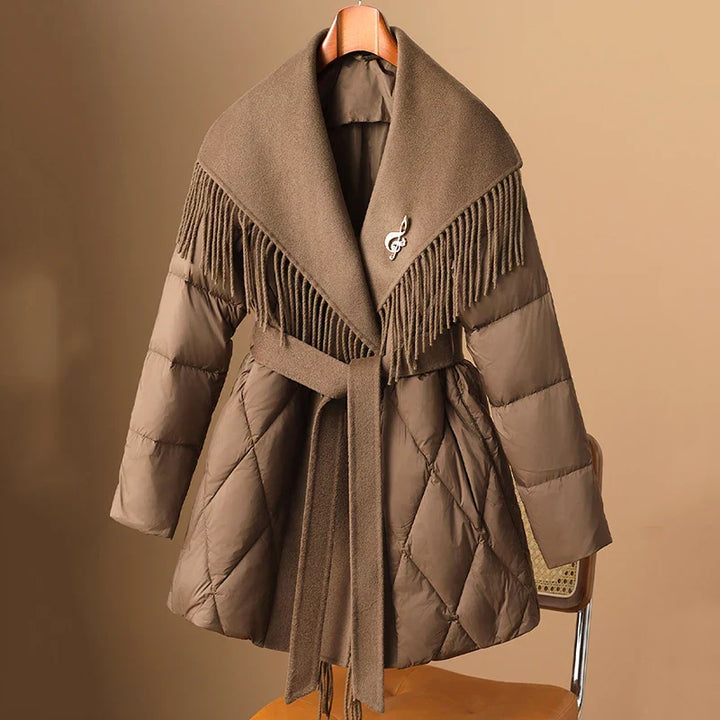 Muse and Valeur | Fringe Down Coat
