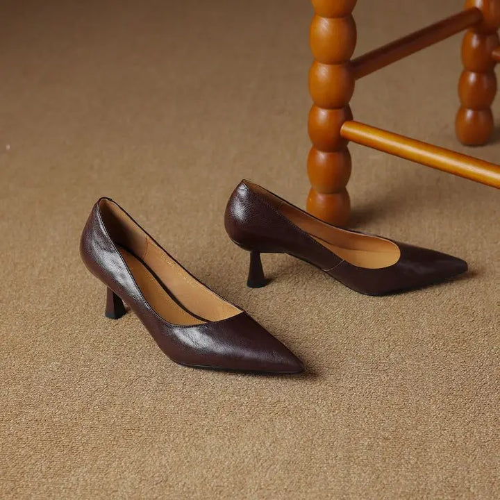 Muse & Valeur | Genuine Leather Heels for Women