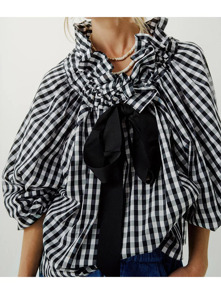 Muse and Valeur | Puffed Cotton Blouse