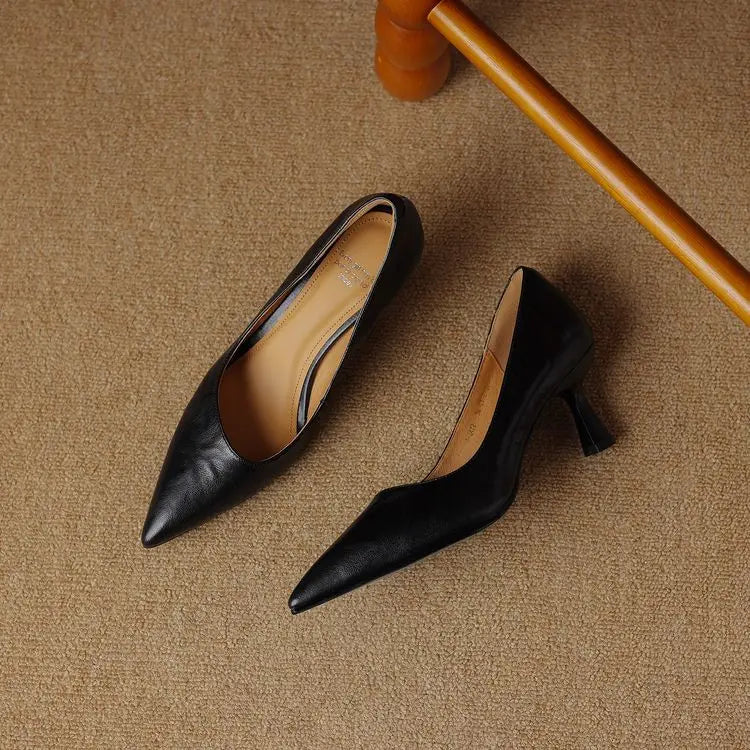 Muse & Valeur | Genuine Leather Heels for Women