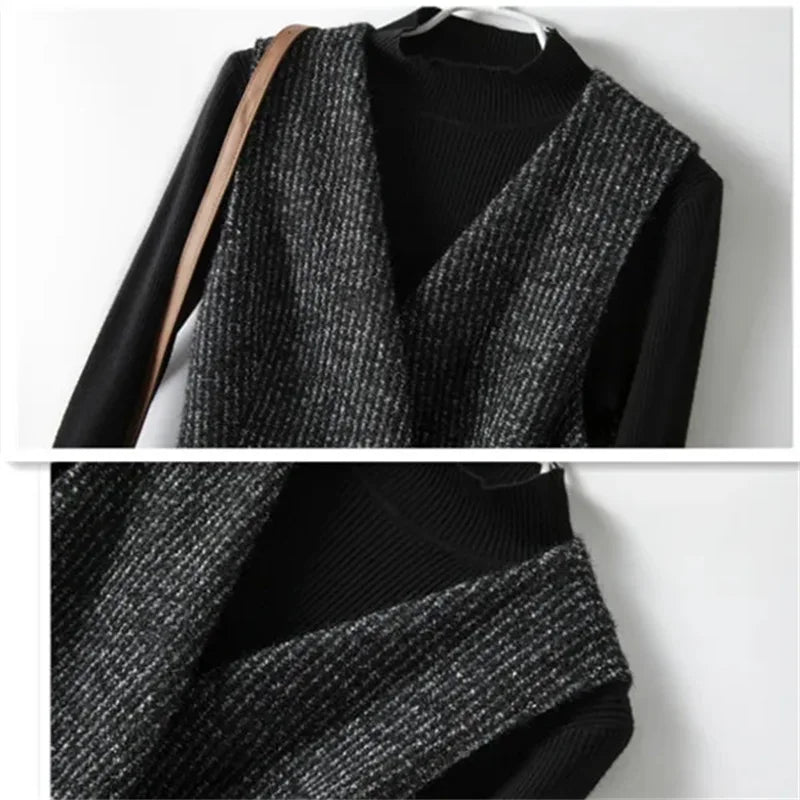 Muse and Valeur | Textured Wrap Vest