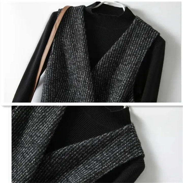 Muse and Valeur | Textured Wrap Vest