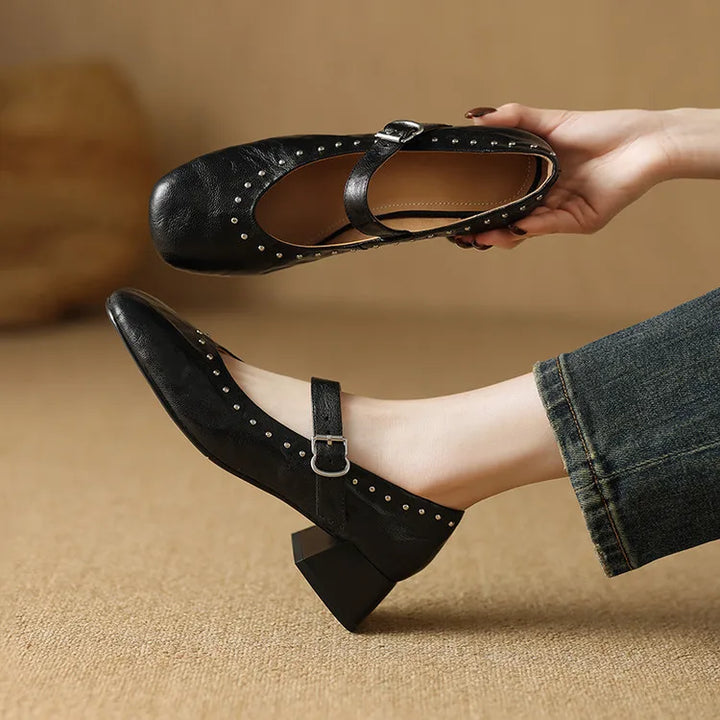 Muse & Valeur | Genuine Leather Heels for Women