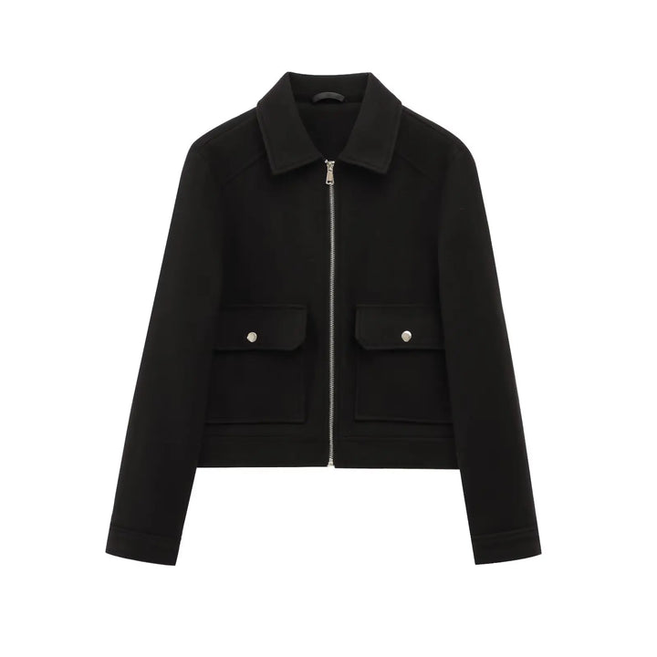 Muse and Valeur | Women's Wool Bomber Jacket