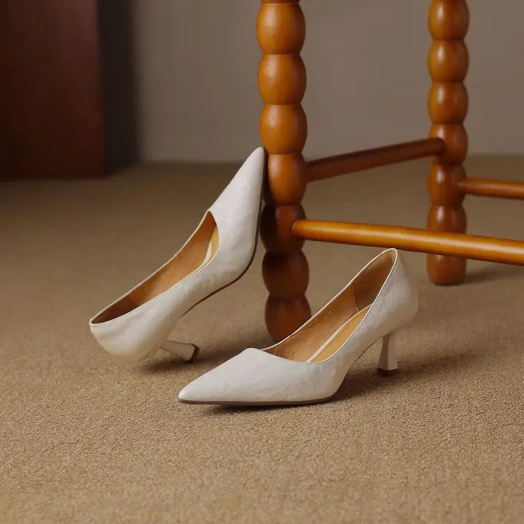 Muse & Valeur | Genuine Leather Heels for Women