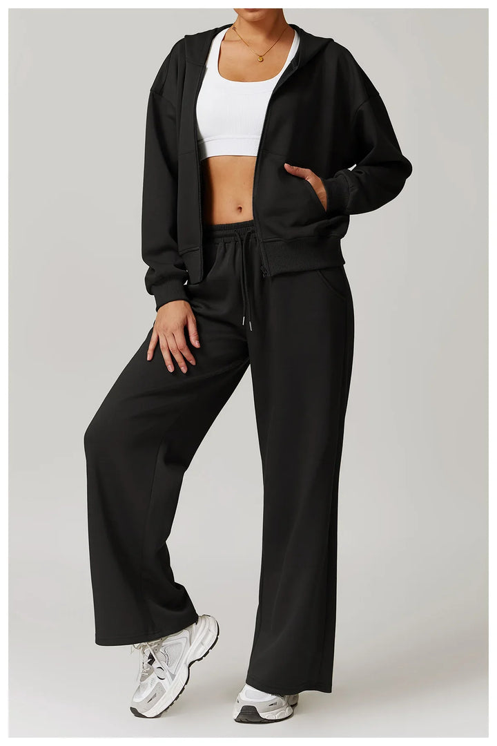 Muse & Valeur | High Rise Pant for Women in Black