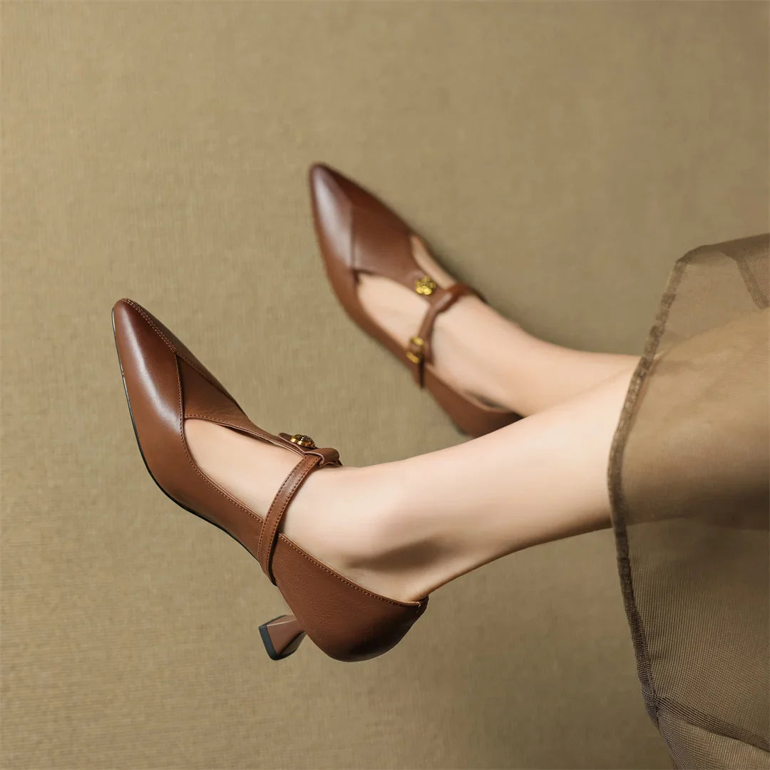 Muse & Valeur | Genuine Leather Heels for Women