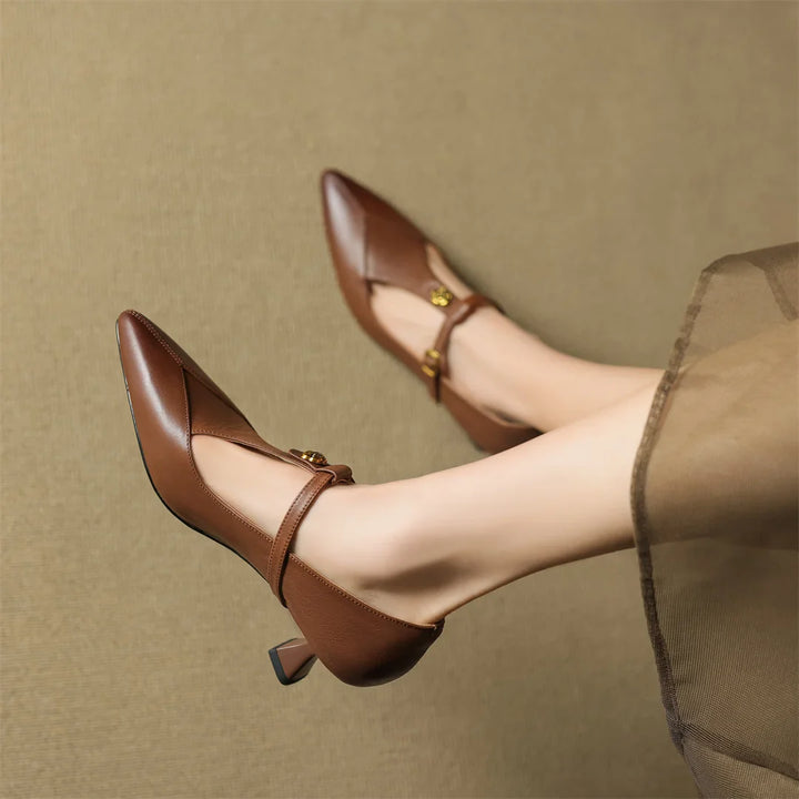 Muse & Valeur | Genuine Leather Heels for Women