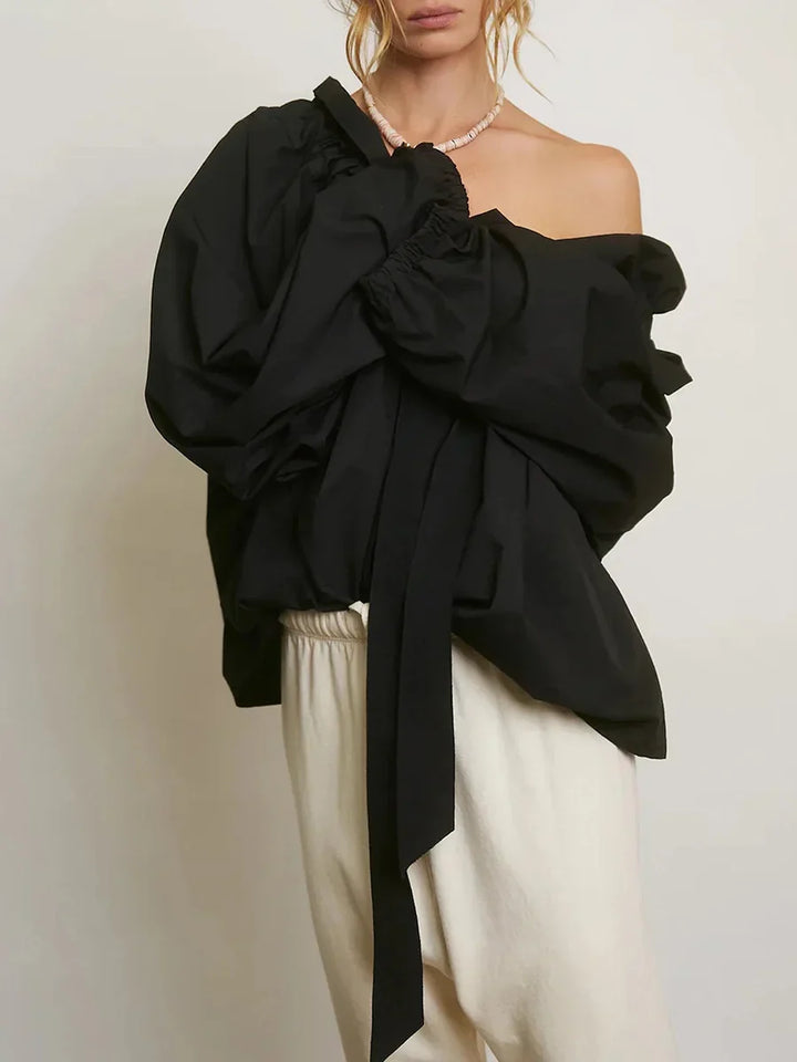 Muse and Valeur | Puffed Cotton Blouse