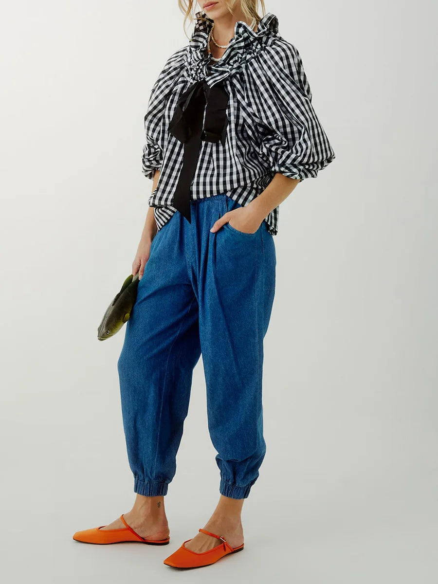 Muse and Valeur | Puffed Cotton Blouse