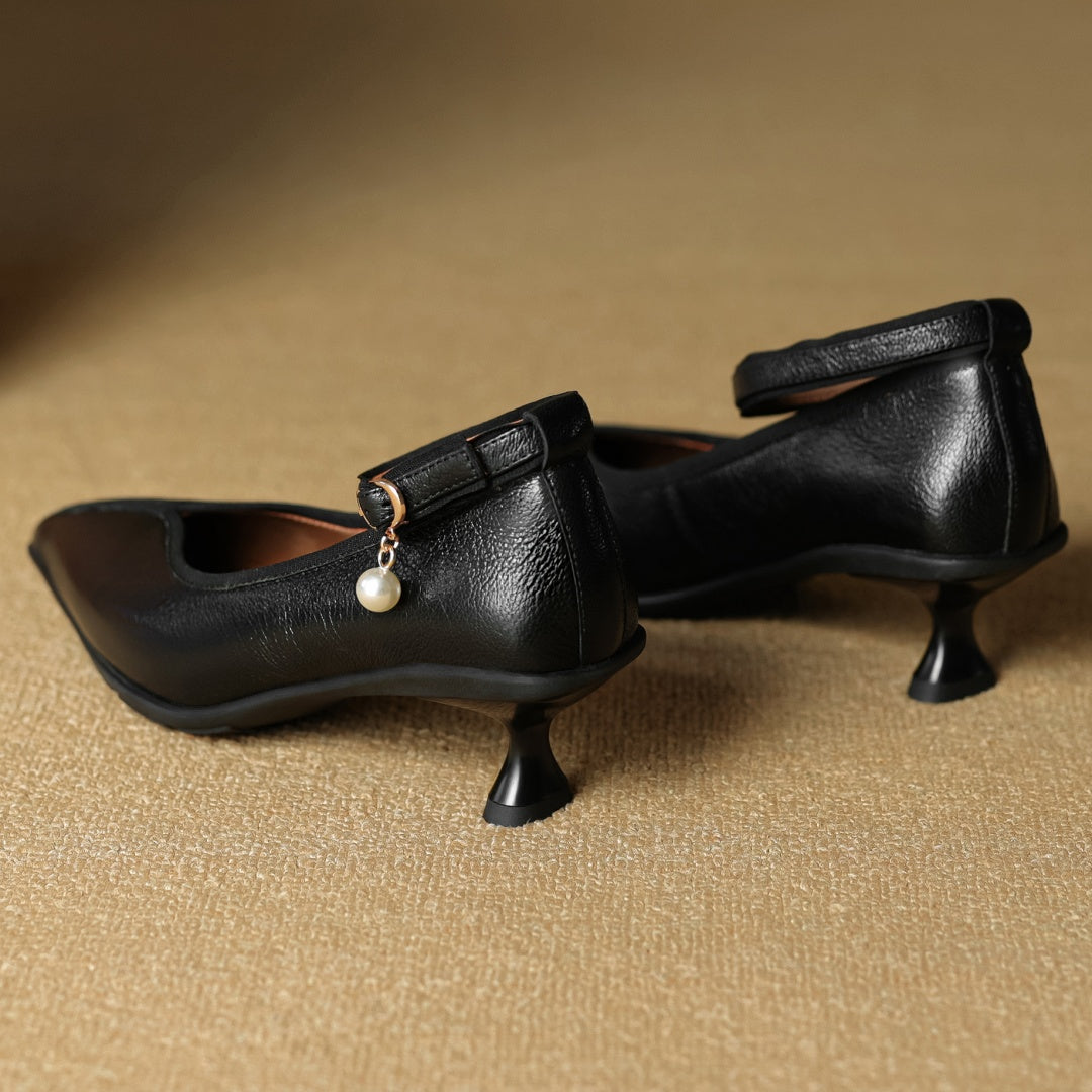 Muse & Valeur | Genuine Leather Heels for Women
