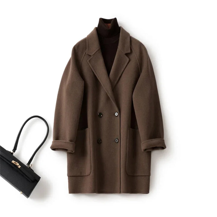 Muse and Valeur | Wool Herringbone Coat