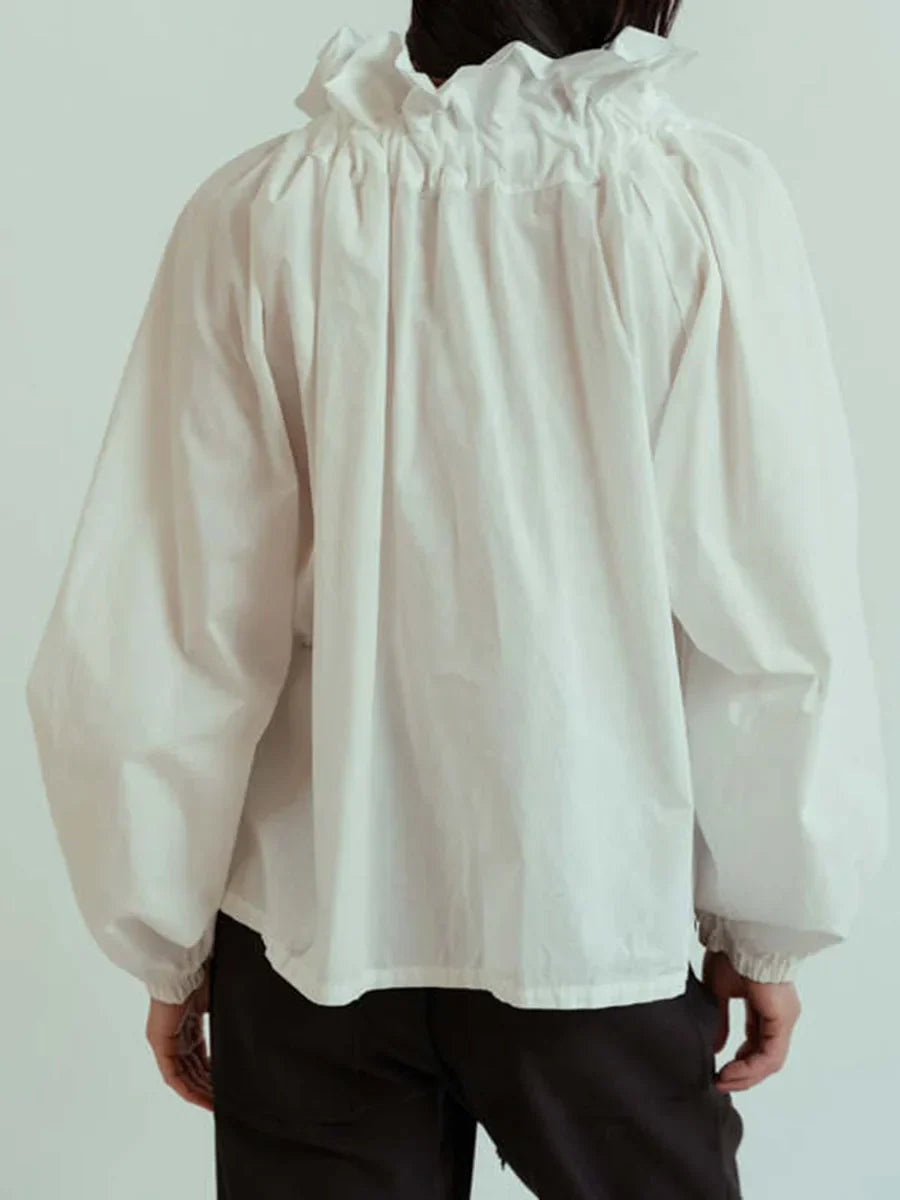 Muse and Valeur | Puffed Cotton Blouse