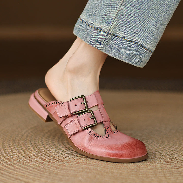 Muse & Valeur | Genuine Leather Mules for Women