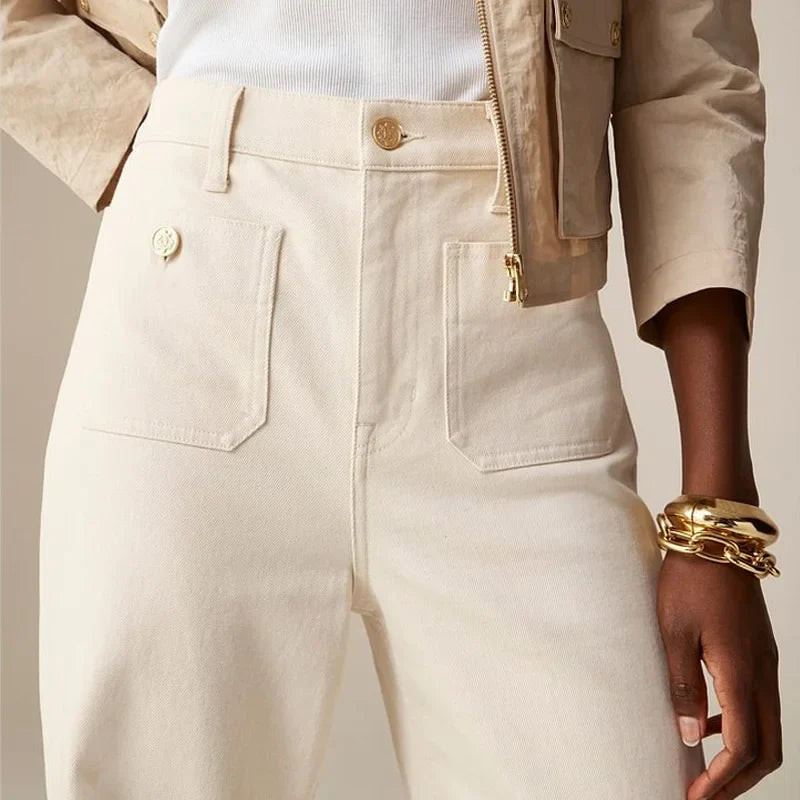 Muse & Valeur | Classic Wide-Leg Jean for Women in Denim