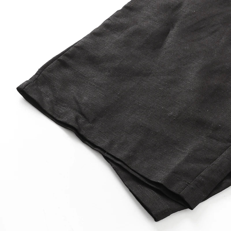 Muse & Valeur | Linen Lounge Pant for Women in Relaxed Fit, Natural Color