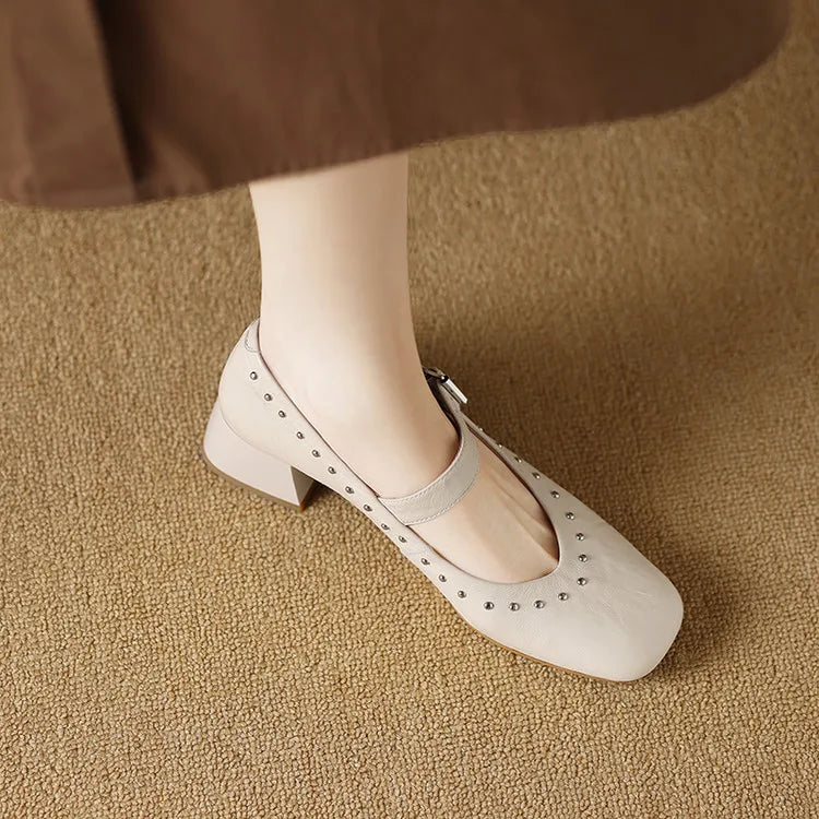 Muse & Valeur | Genuine Leather Heels for Women