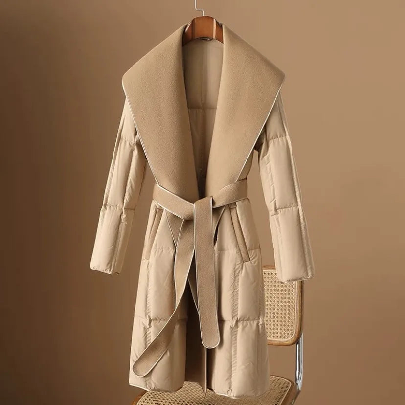 Muse and Valeur | Wool-Collar Down Coat