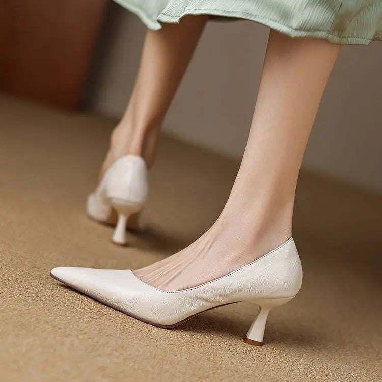 Muse & Valeur | Genuine Leather Heels for Women