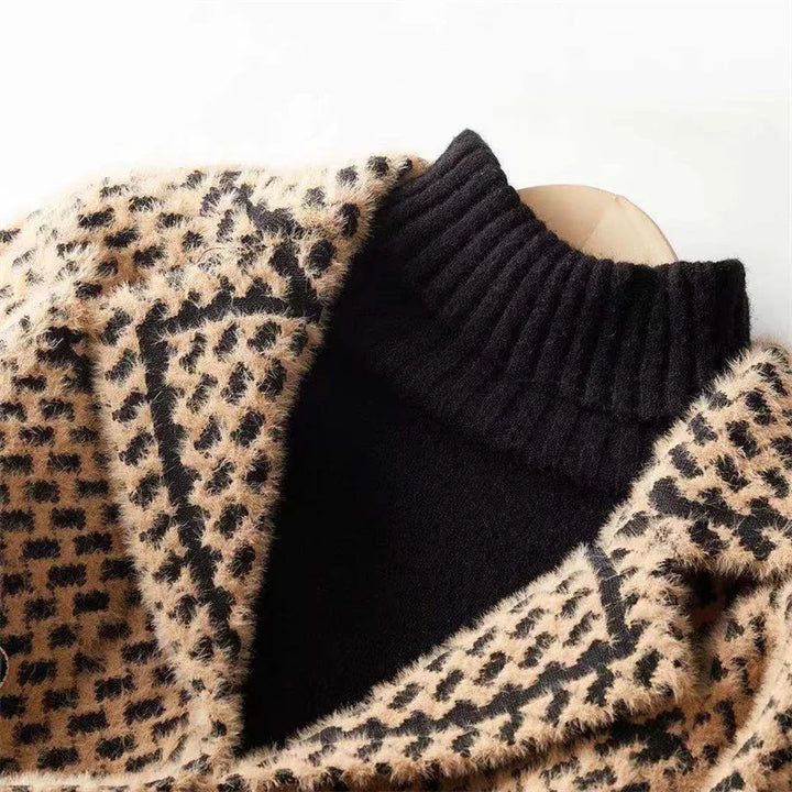 Muse and Valeur | Houndstooth Knit Jacket