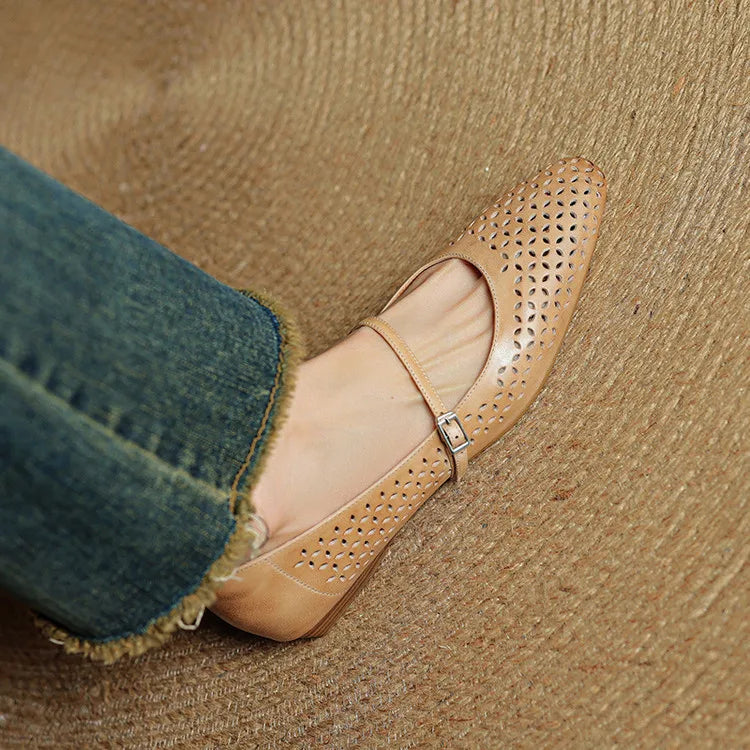 Muse & Valeur | Genuine Leather Flats for Women
