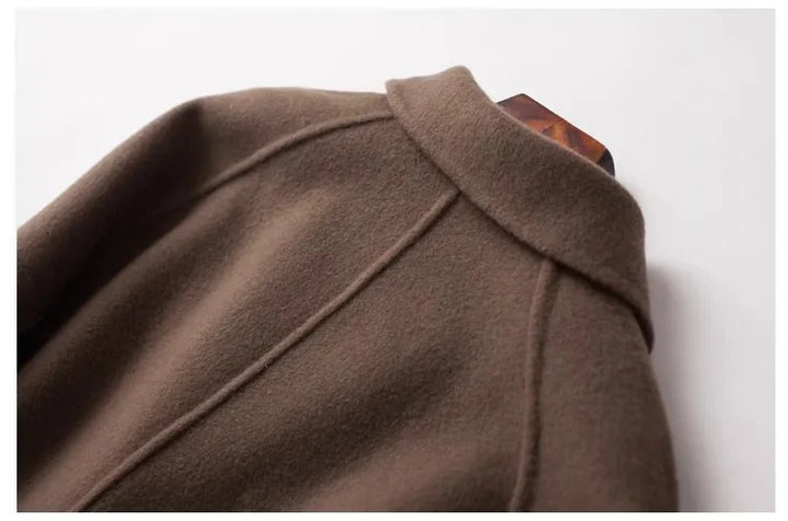 Muse and Valeur | Wool Herringbone Coat