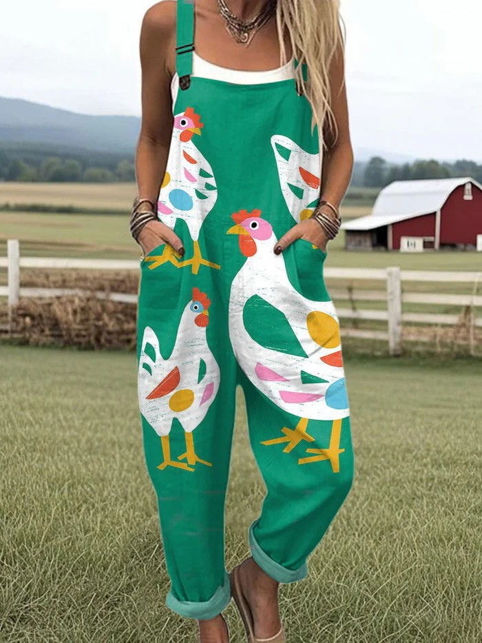 Muse & Valeur | Wide-Leg Jumpsuit for Women in Blossom Print