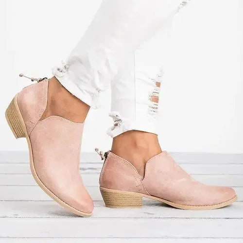 Muse & Valeur | High Heels for Women, Ankle Fit, Leather, Black