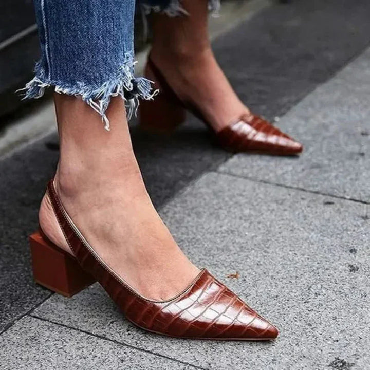 Muse & Valeur | High Heels for Women in Closed Toe Slingback Style