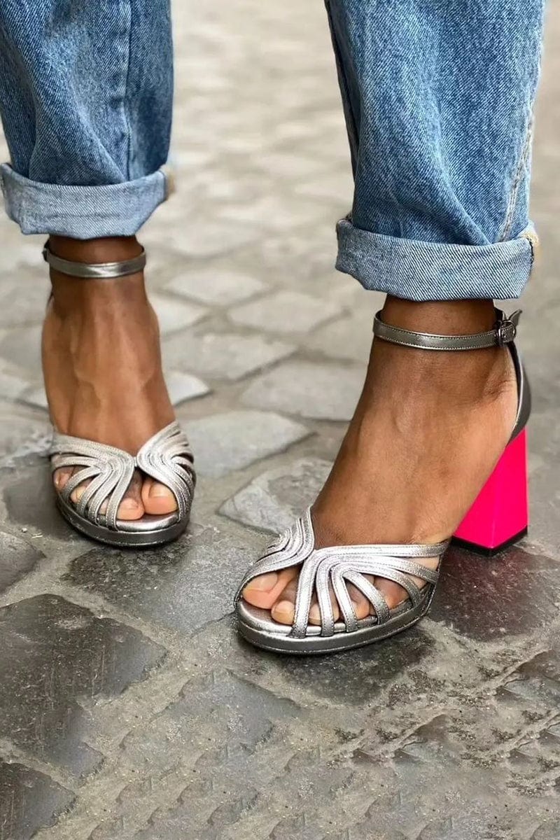 Muse and Valeur | Block Heels in Neon