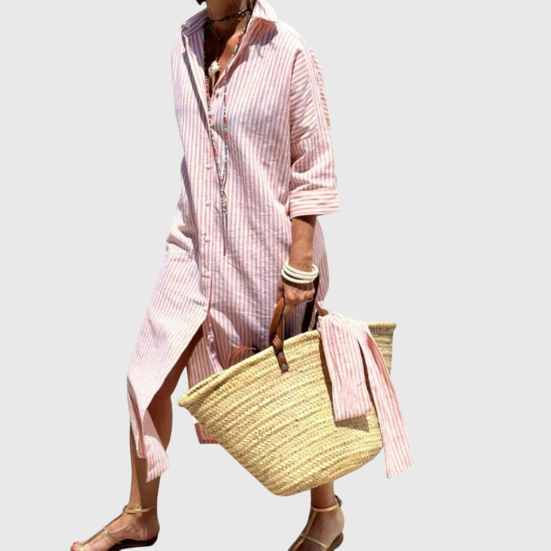 Muse and Valeur | Classic Striped Dress
