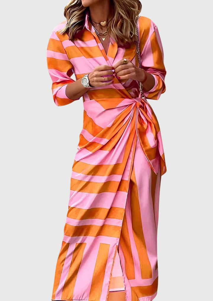 Muse and Valeur | Wrap Dress with Print