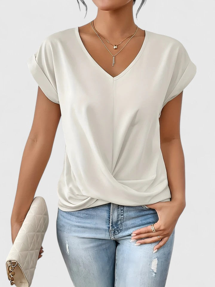 Muse and Valeur | Comfortable V-Neck Top