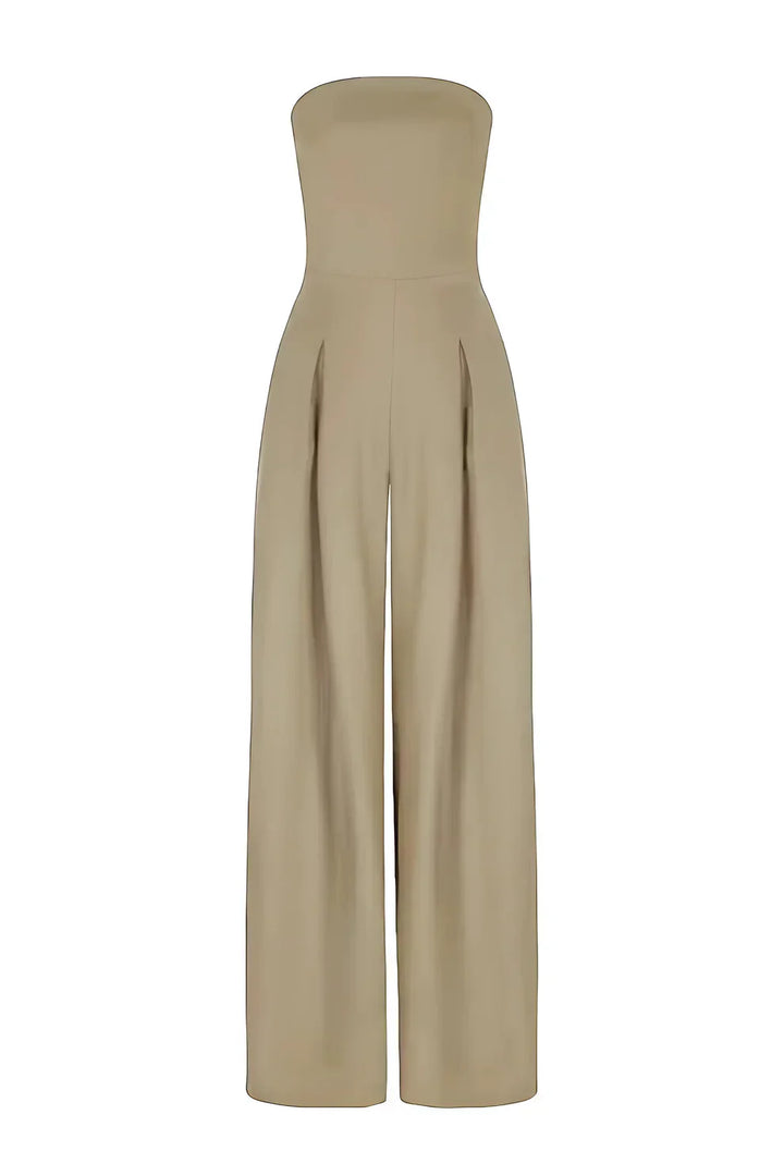 Muse & Valeur | Strapless Jumpsuit for Women in Black