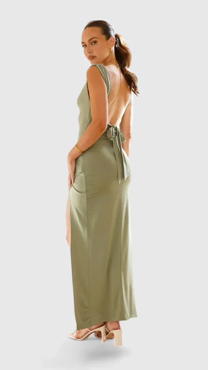 Muse and Valeur | Maxi Dress in Coral