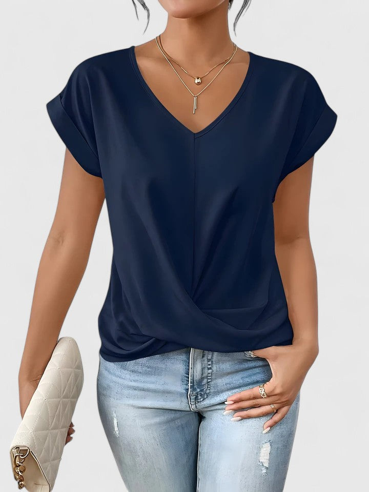 Muse and Valeur | Comfortable V-Neck Top