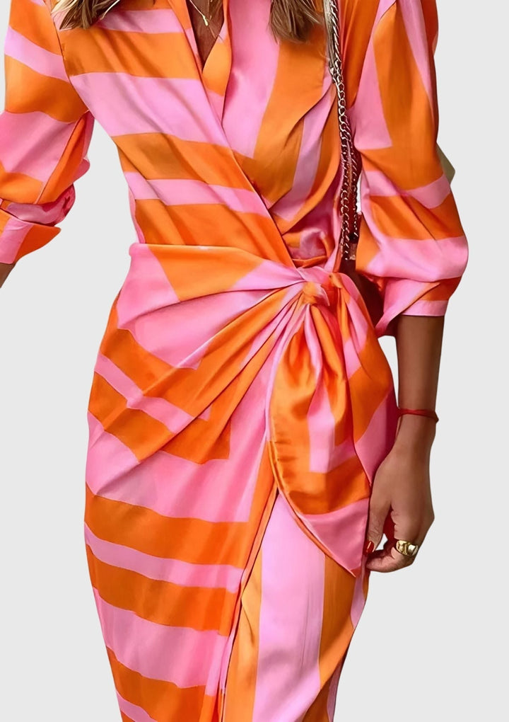 Muse and Valeur | Wrap Dress with Print
